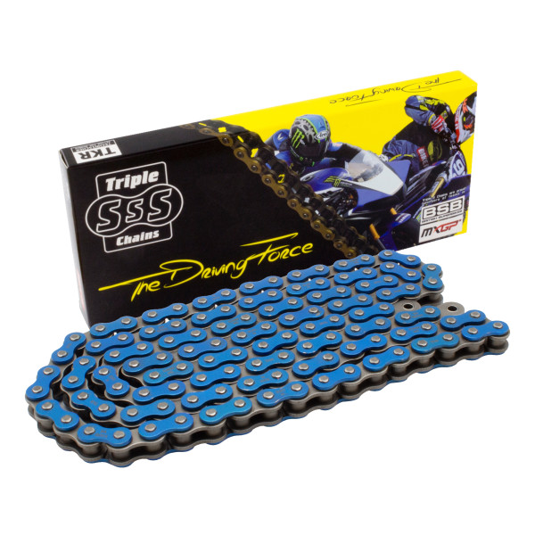 triple s Triple-s standard chain 420-114 link blue colour